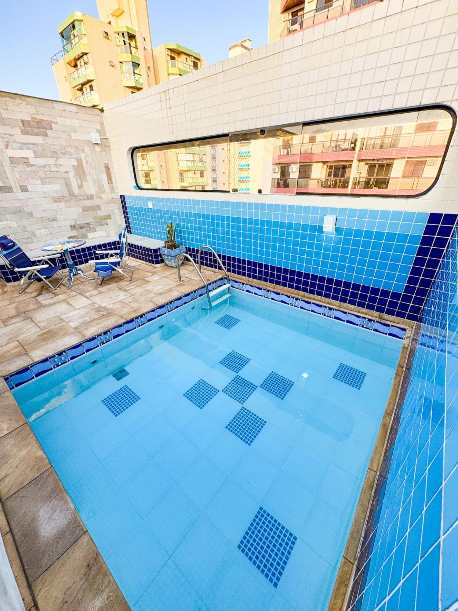 Cobertura 51 De 3 Quartos Com Piscina E Churrasqueira Privativa Guarujá Eksteriør billede